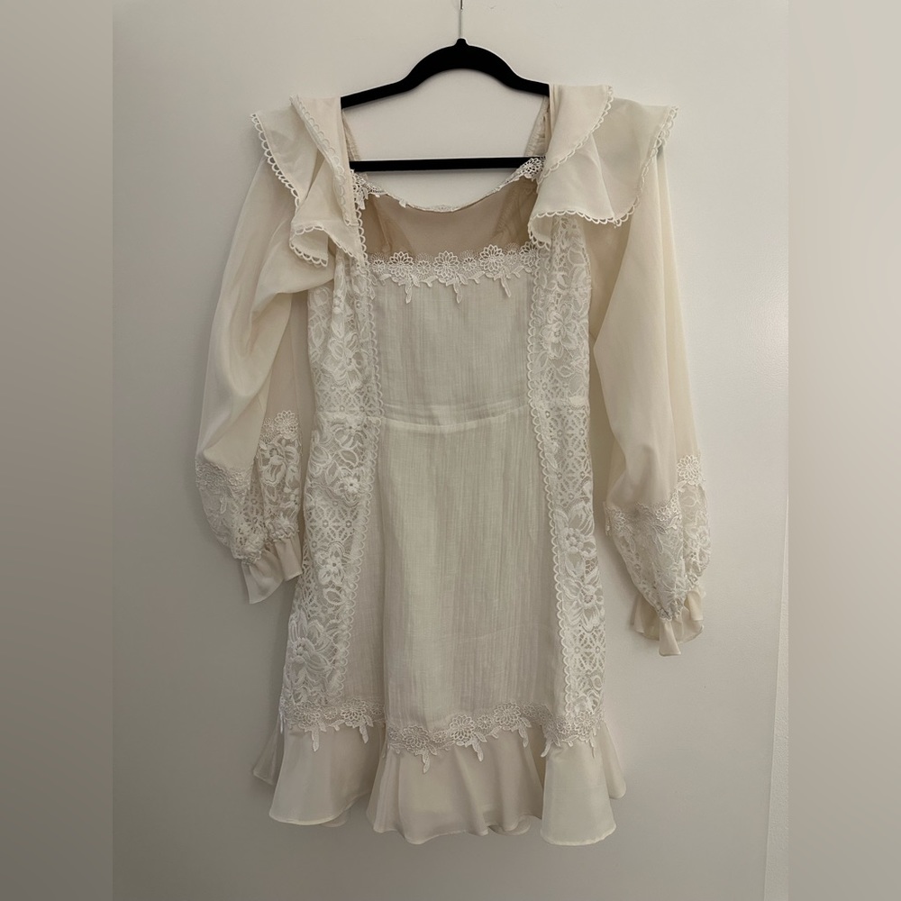For Love and Lemons White Lace Dress